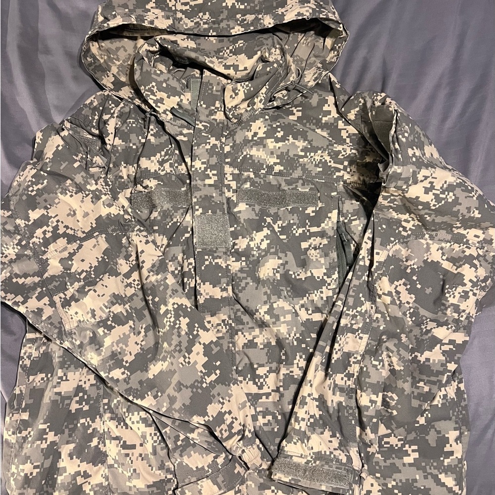 ACU Army Combat Men's Military Field Jacket - Camouflage windbreaker digital